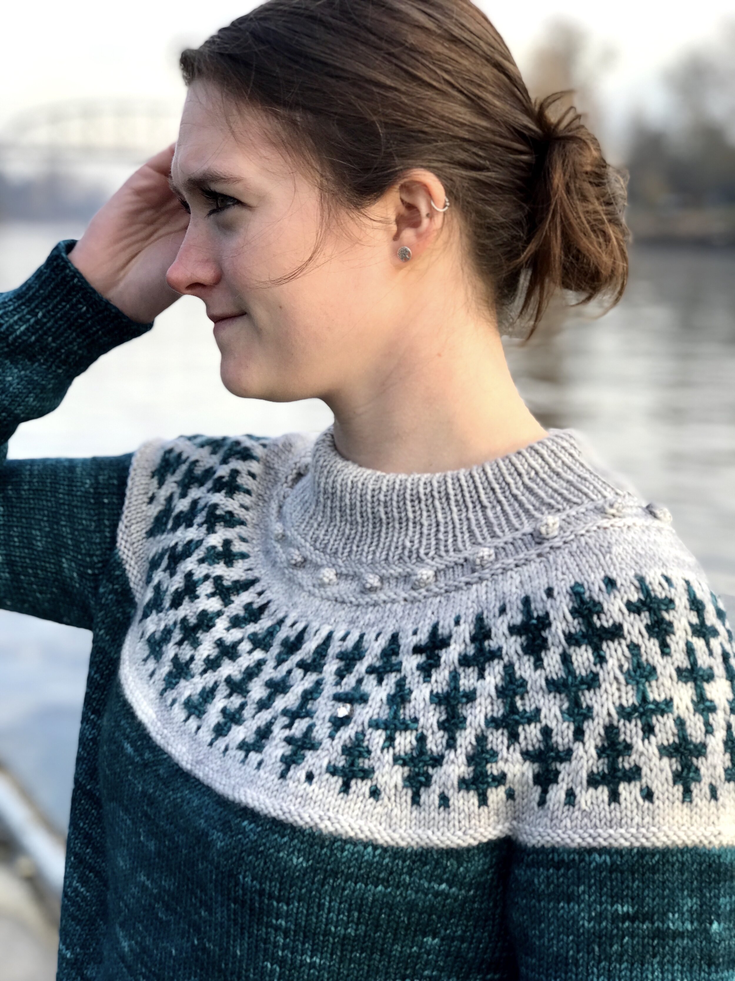 Puget Sound Pullover Sweater Knitting Pattern — Knit for the Soul by Kay  Hopkins